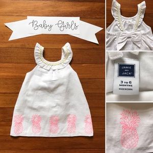 Adorable White Linen Dress